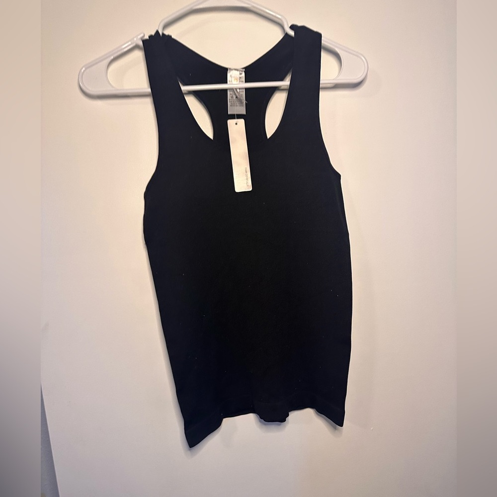 Black tank top